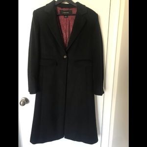 Black Cashmere/Wool Lundstrom Coat